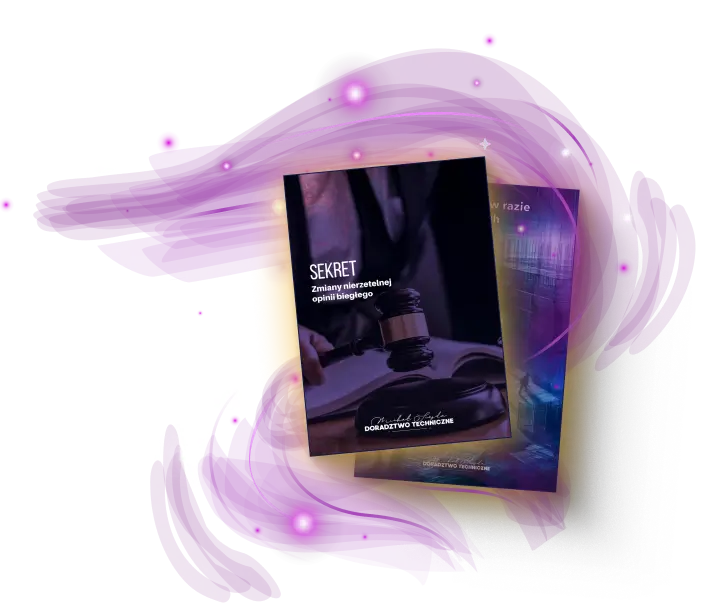 Widok na kolaż zdjęć poświęconych poradnikom, a w tle są magiczne mazy